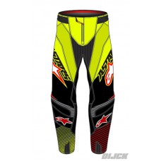 ALPINESTARS Techstar TORCH Factory Pant Yellow Fluor/Black/Red,Bikses
