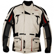 ROLEFF TEXTILE JACKET LONG WITH WIND-TEX MEMBRANE MODEL CHICAGO WHITE / GRAY,Jaka