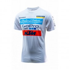 Troy Lee Designs Tee Shirt Team KTM Go Pro White,T-krekls