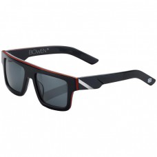 100% BOWEN SUNGLASSES BLACK/RED/GREY LENS,Saulesbrilles