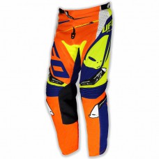 UFO 2017 PANTS REVOLT ORANGE / NAVY / YELLOW FLUO,Bikses