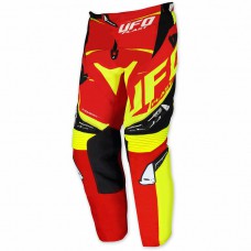 UFO 2017 PANTS ELEMENT RED / BLACK / YELLOW FLUO,Bikses