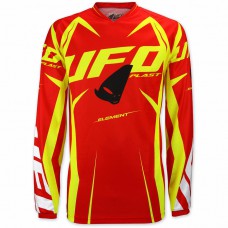 UFO 2017 T ELEMENT RED / BLACK / YELLOW FLUO,Krekls